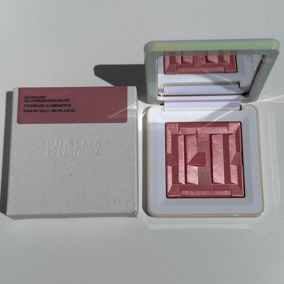 Haus Labs by Lady Gaga Bio-Radiant Gel-Powder Highlighter Rose Quartz 8.5g BNIB - Picture 1 of 16